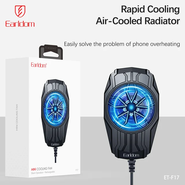 خنک کننده گوشی موبایل ارلدام مدل MINI COLING FAN F17 102533476