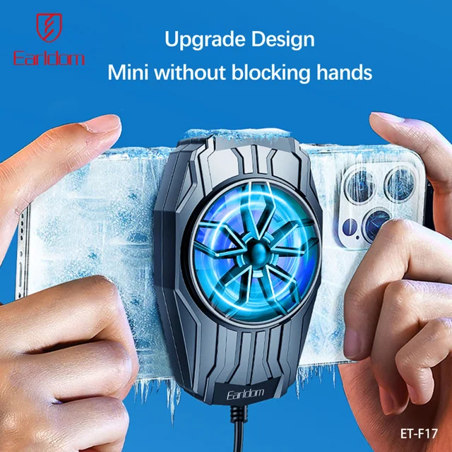 خنک کننده گوشی موبایل ارلدام مدل MINI COLING FAN F17 102533474